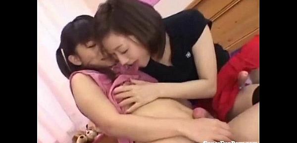  Japanese girls lesbian futanari